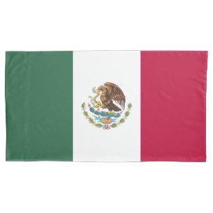 Mexico flag pillowcase