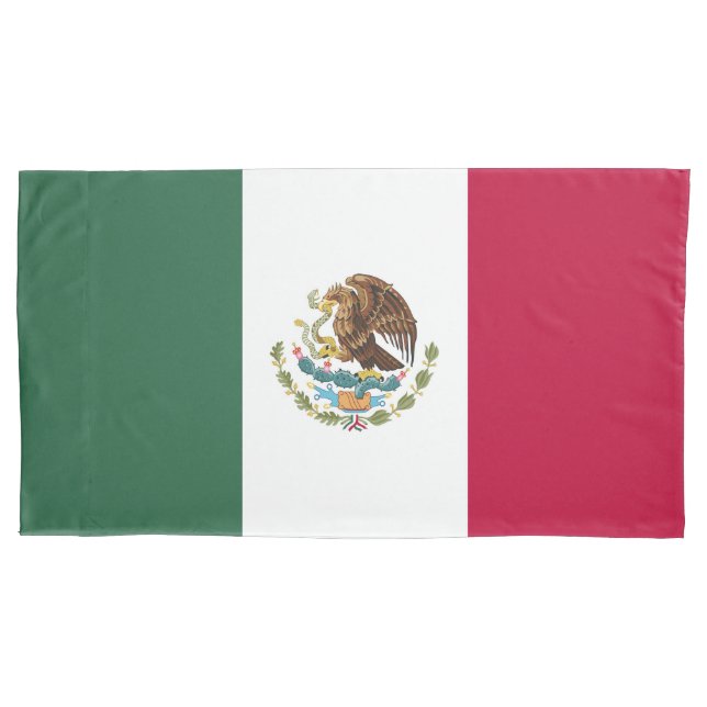 Mexico flag pillowcase (Front)