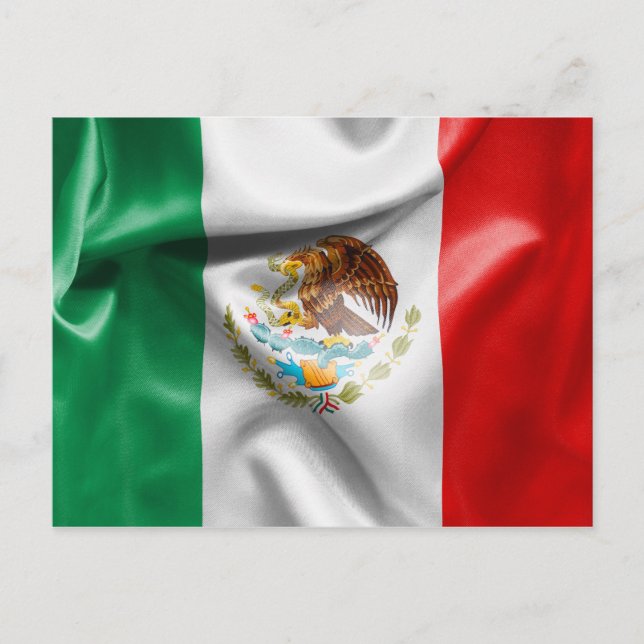 Mexico Flag Postcard (Front)