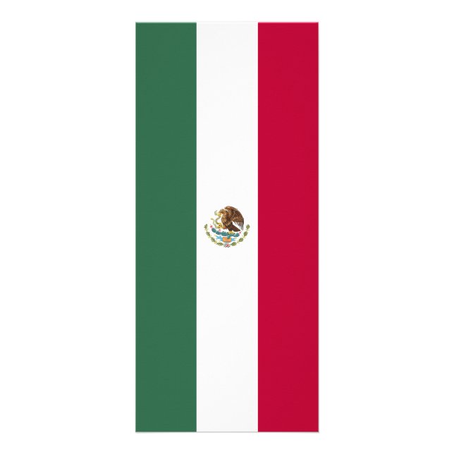 Mexico flag rack card (Front)