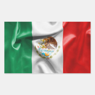 Mexico Flag Rectangular Sticker
