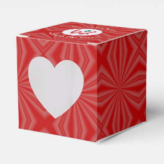 Mexico Flag Red LOVE Personalised Favour Box