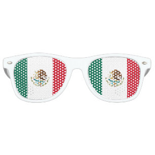 Mexico Flag Retro Sunglasses