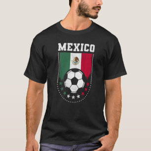 Mexico Flag Soccer Fan   T-Shirt
