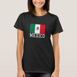 Mexico Flag Souvenir Roots Vacation Holiday Mexica T-Shirt