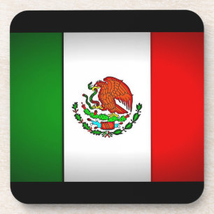 Mexico Flag Stylised Coaster