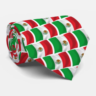 Mexico Flag Tie