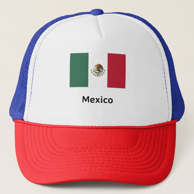 Mexico Flag Trucker Hat (Front)