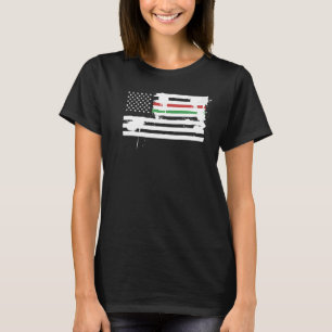 Mexico Flag & Usa America Flag T-Shirt