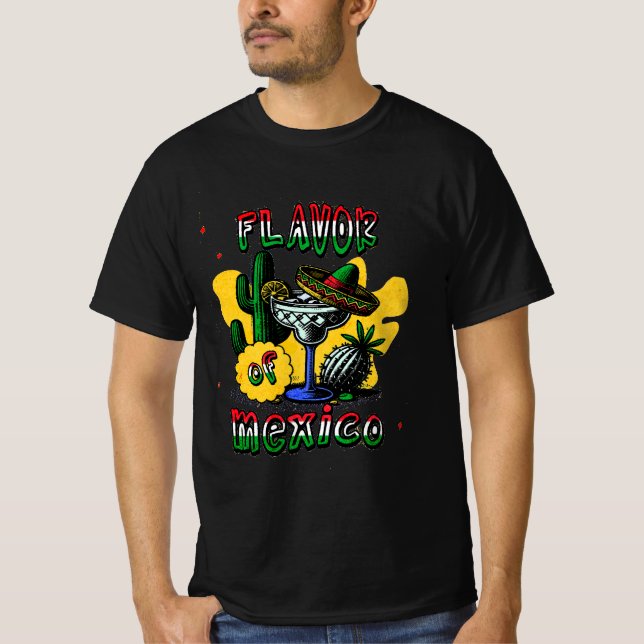 Mexico Flavour Mens T-Shirt (Front)