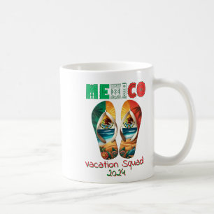 Mexico Flip Flop Vacation Tropical Getaway Design Coffee Mug