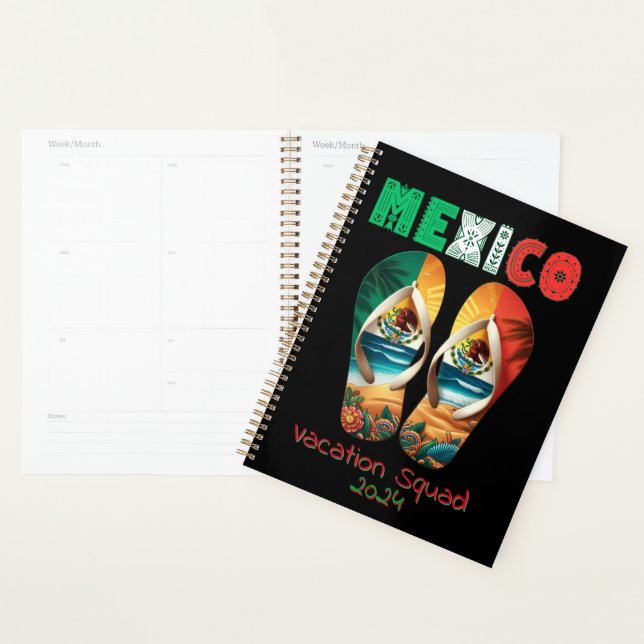 Mexico Flip Flop Vacation Tropical Getaway Design Planner (Display)