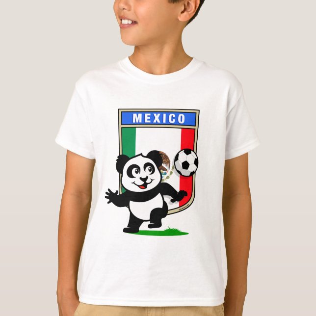 Mexico Football Panda T-Shirt (Front)