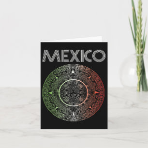 Mexico Football Team Aztec Mexican Latino Ball Card