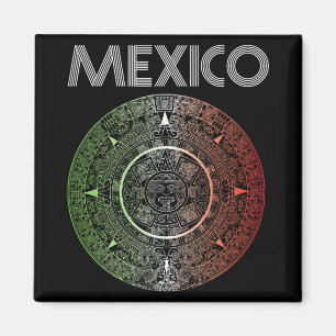 Mexico Footll Team Aztec Mexican Latino Ll Flag Nd Magnet