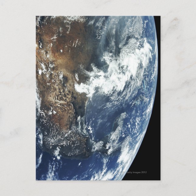 Mexico from Space Postcard (Front)