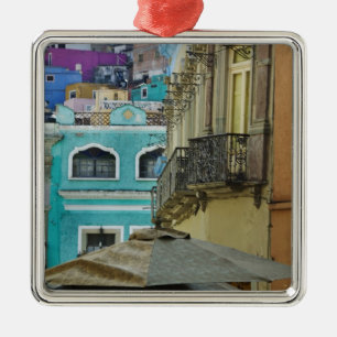 Mexico, Guanajuato. Densely packed assortment of Metal Ornament