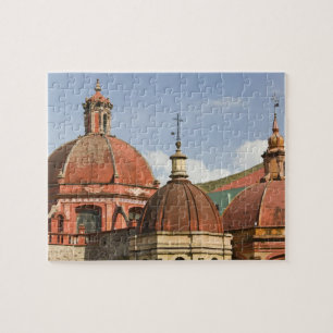 Mexico, Guanajuato State, Guanajuato. Templo de Jigsaw Puzzle