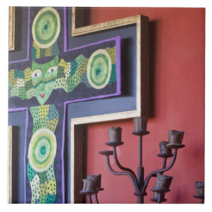 Mexico, Guanajuato state, San Miguel. Casa de la 2 Ceramic Tile