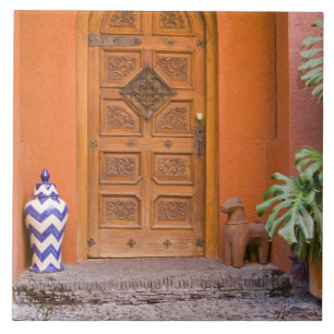 Mexico, Guanajuato state, San Miguel. Casa de la Ceramic Tile