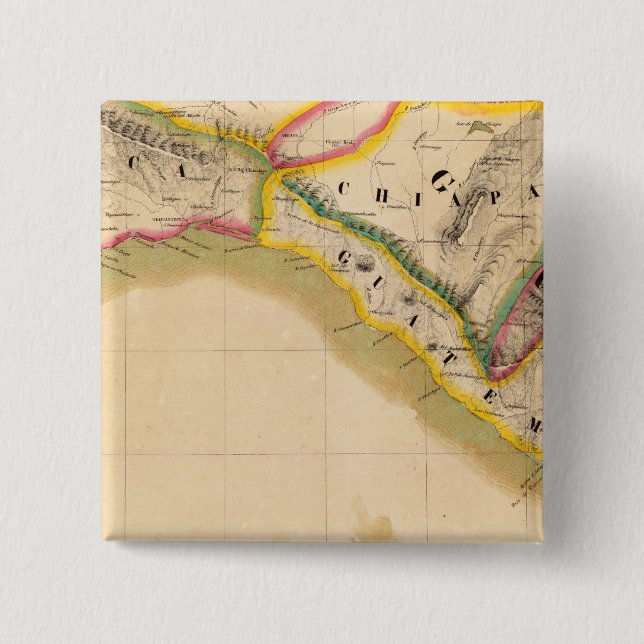Mexico, Guatemala 71 15 Cm Square Badge (Front)