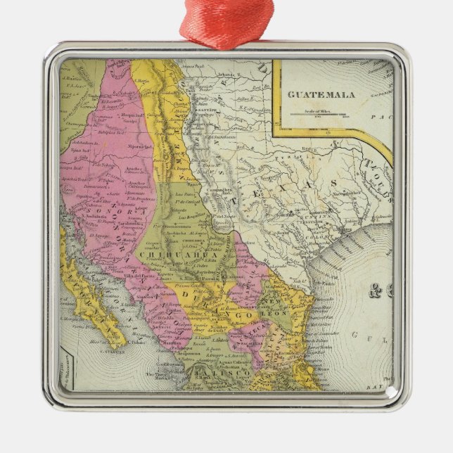 Mexico & Guatemala Metal Tree Decoration (Front)
