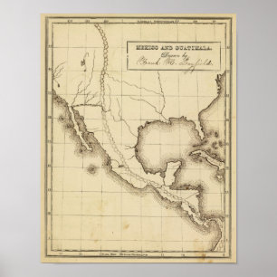 Mexico, Guatimala Poster