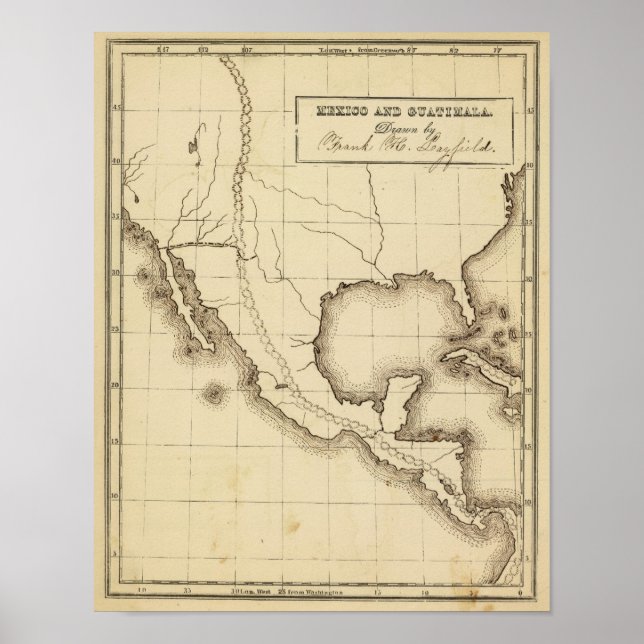 Mexico, Guatimala Poster (Front)