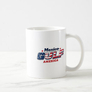 Mexico Gulf America Usa American Flag America Gulf Coffee Mug