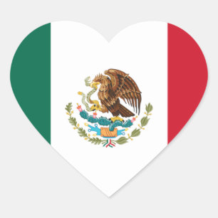 mexico heart sticker
