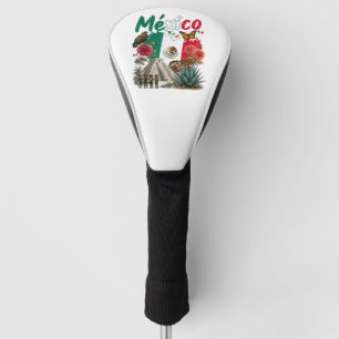 Mexico Heritage Pride Mexican Flag Golf Head Cover