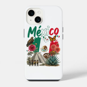 Mexico Heritage Pride Mexican Flag iPhone 14 Case