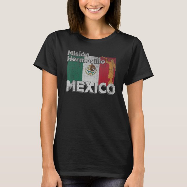 Mexico Hermosillo LDS Mission Missionary T-Shirt (Front)