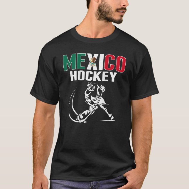 Mexico Ice Hockey Lovers Jersey - Mexican Hockey T T-Shirt (Front)
