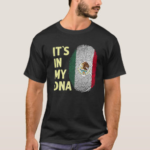 Mexico In My Dna Mexican Flag Team Mexico T-Shirt