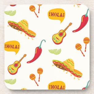 Mexico inspired Pattern Coaster