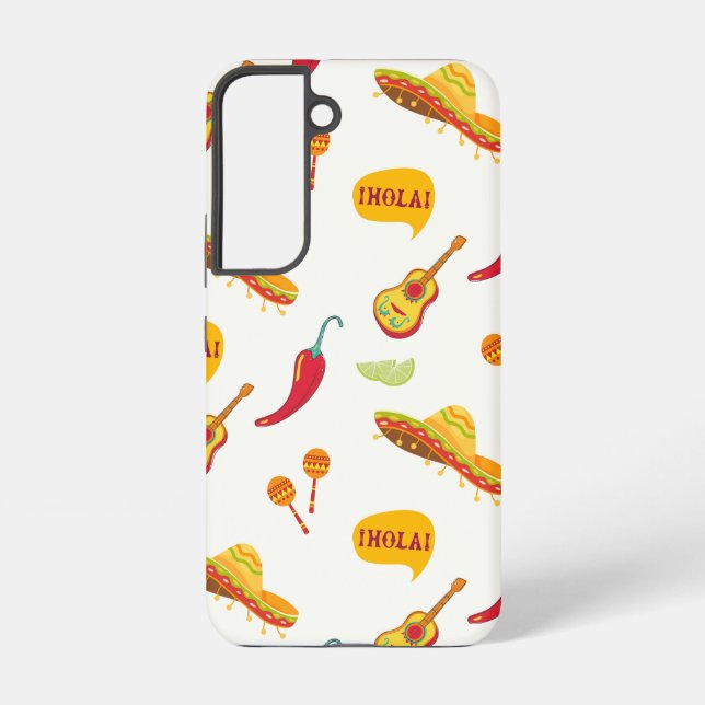 Mexico inspired Pattern Samsung Galaxy S22 Case (Back)