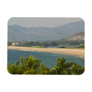 Mexico, Jalisco, Barra de Navidad. Town Beach Magnet