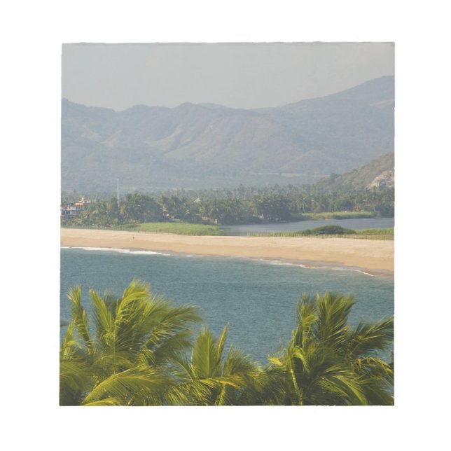 Mexico, Jalisco, Barra de Navidad. Town Beach Notepad (Front)