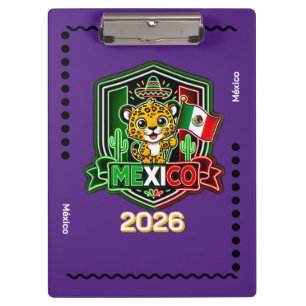 México Kids Clipboard