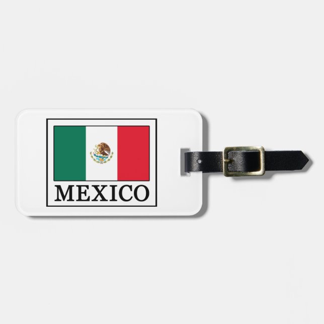Mexico Luggage Tag (Front Horizontal)
