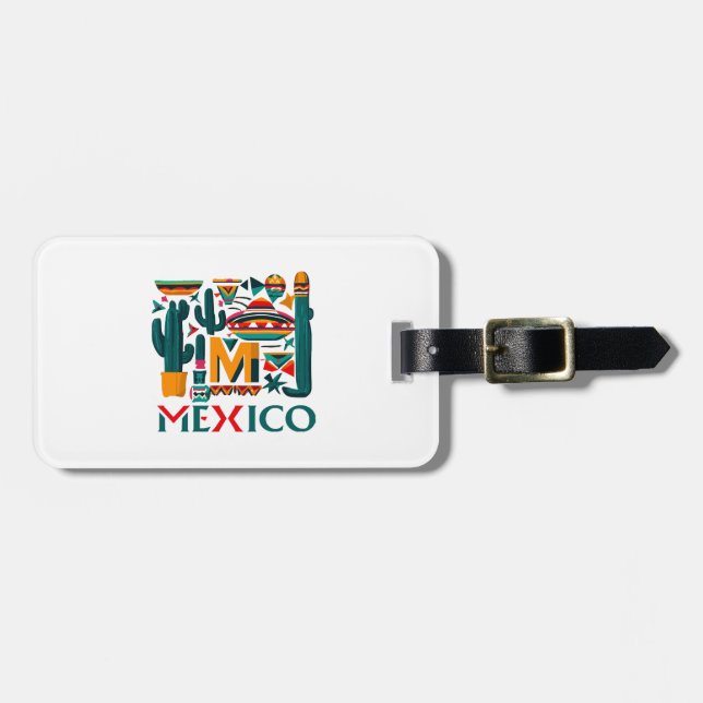 MEXICO LUGGAGE TAG (Front Horizontal)