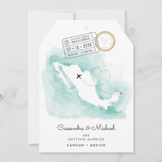Mexico Map | Cancun | Destination Wedding