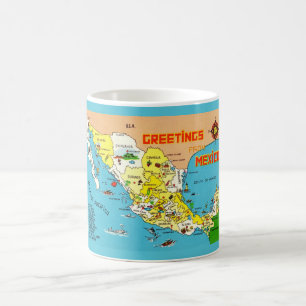 Mexico Map Mug