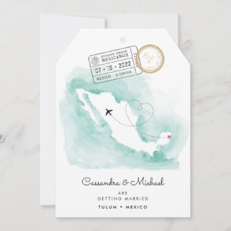 Mexico Map | Tulum | Destination Wedding