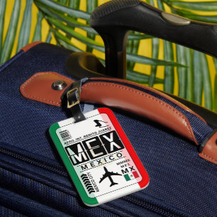 Mexico MEX Luggage Tag