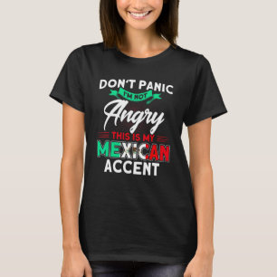 Mexico Mexican Accent Mexican Flag Pride T-Shirt