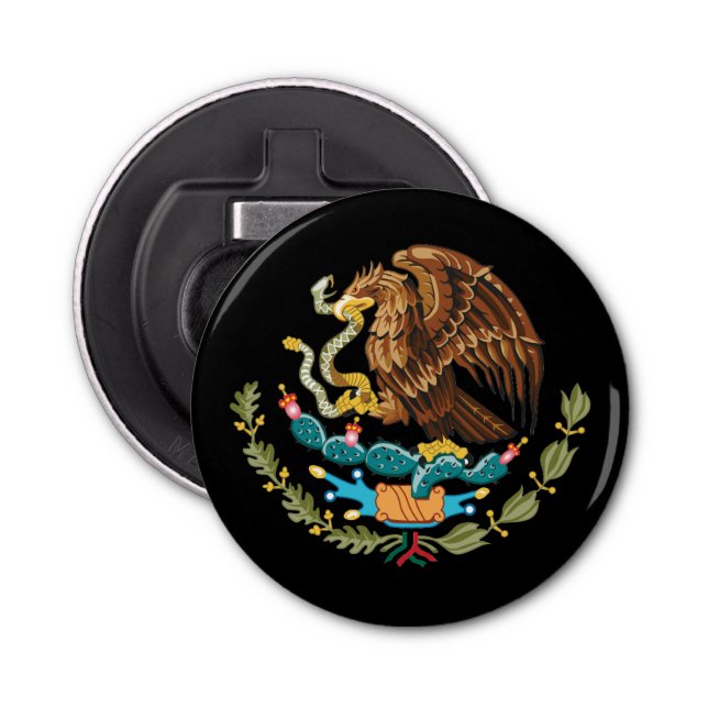 Mexico & Mexican Eagle coat of arms / flag  Bottle Opener (Front)