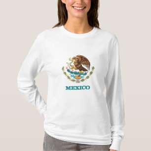 Mexico & Mexican Eagle emblem, flag fashion T-Shir T-Shirt