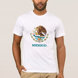 Mexico & Mexican Eagle emblem, flag fashion T-Shirt